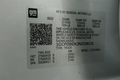 2022 Chevrolet Silverado 1500 Custom