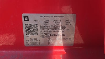 2018 Chevrolet Silverado 1500 Custom