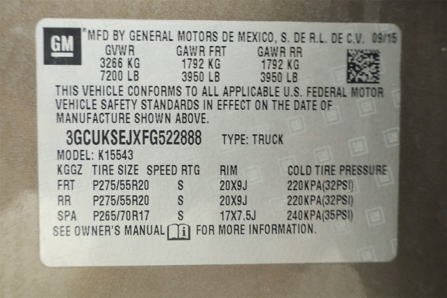 2015 Chevrolet Silverado 1500 LTZ