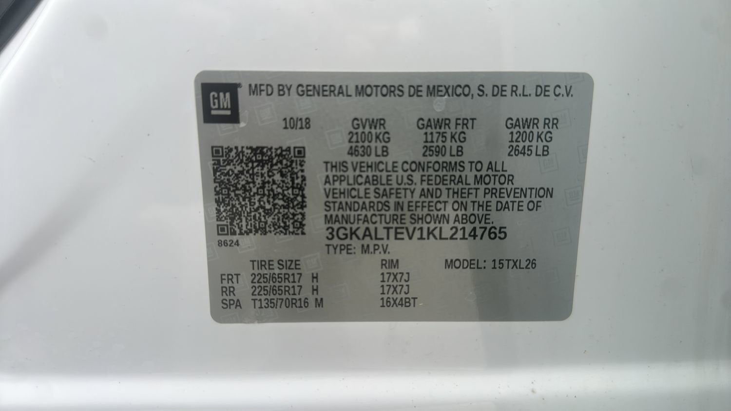 2019 GMC Terrain SLE