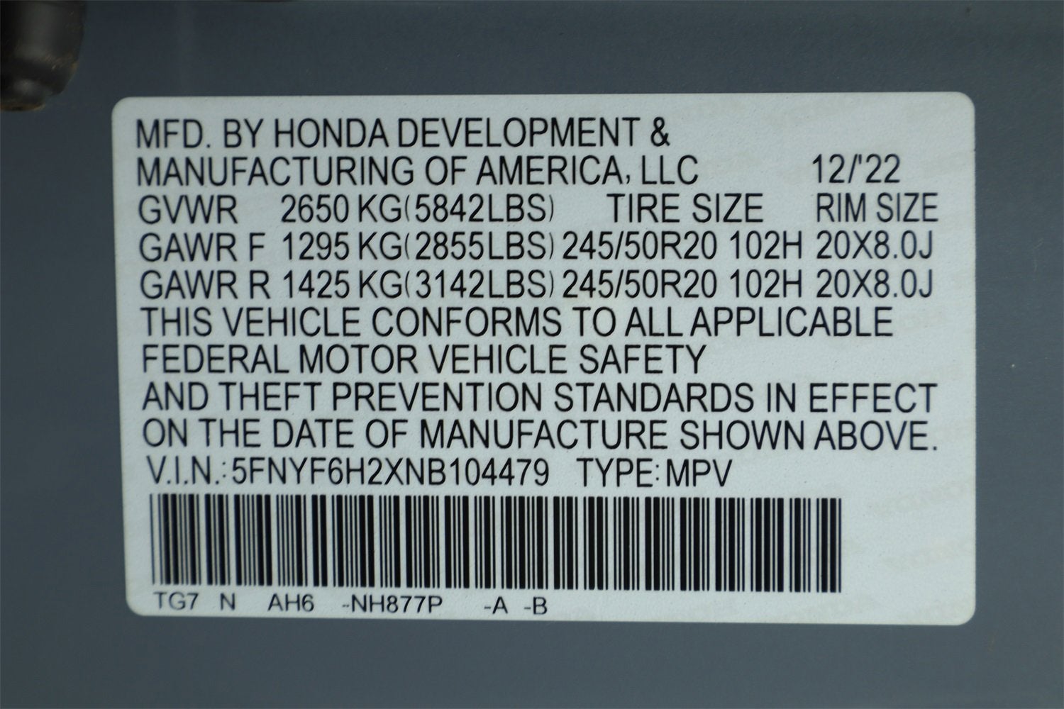 2022 Honda Pilot AWD Special Edition