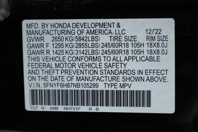 2022 Honda Pilot AWD TrailSport